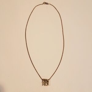 NWOT Chic Gold Pendant Necklace "AHAVA" meaning "LOVE"